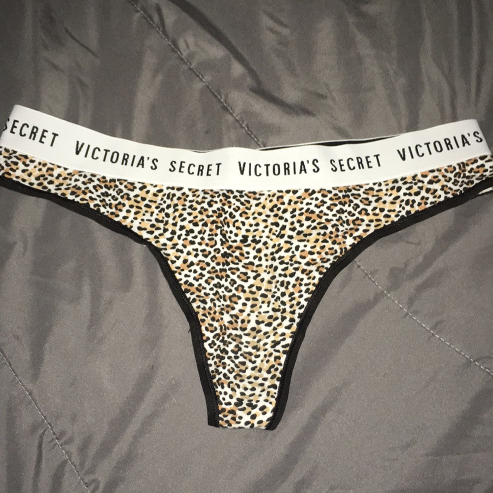 Victoria's Secret leopard thong